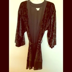 💖SHIMERA KIMONO BLK ROBE / SZ SM💖